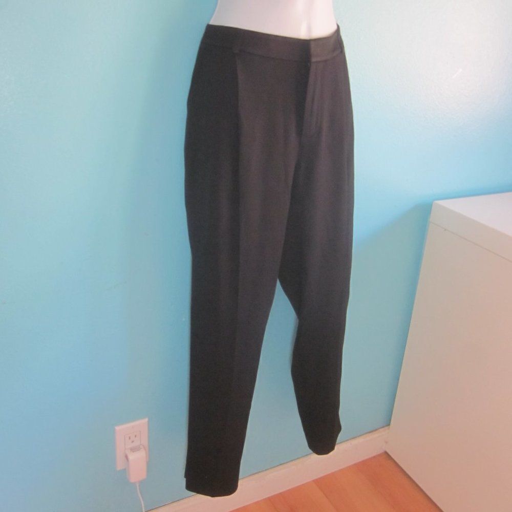 Paul & Joe Paris European Designer Black Ankle Length Dress Pants Size 40 / 6 US